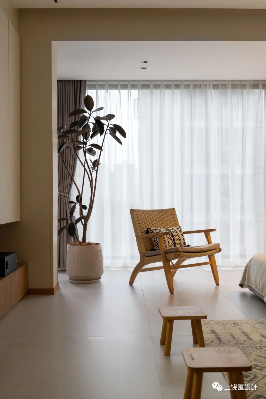 滨江棕榈·公园壹号原木极简设计丨红石空间设计-10