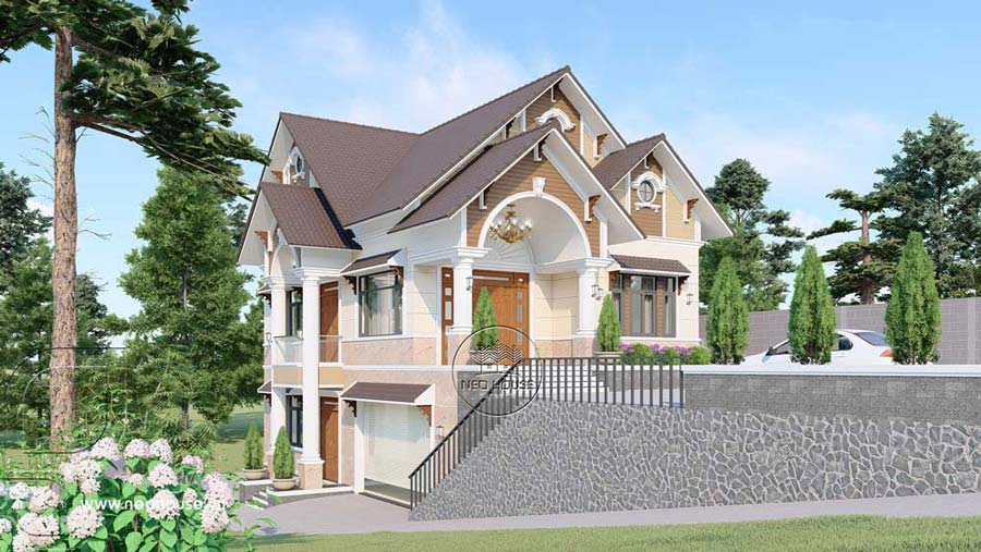 45+ 2层300㎡现代豪华别墅设计案例丨NEOHouse.vn-31