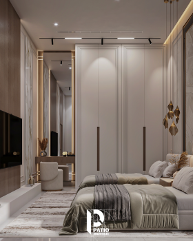 现代双人卧室丨沙特阿拉伯丨PATIO ARCHITECTS