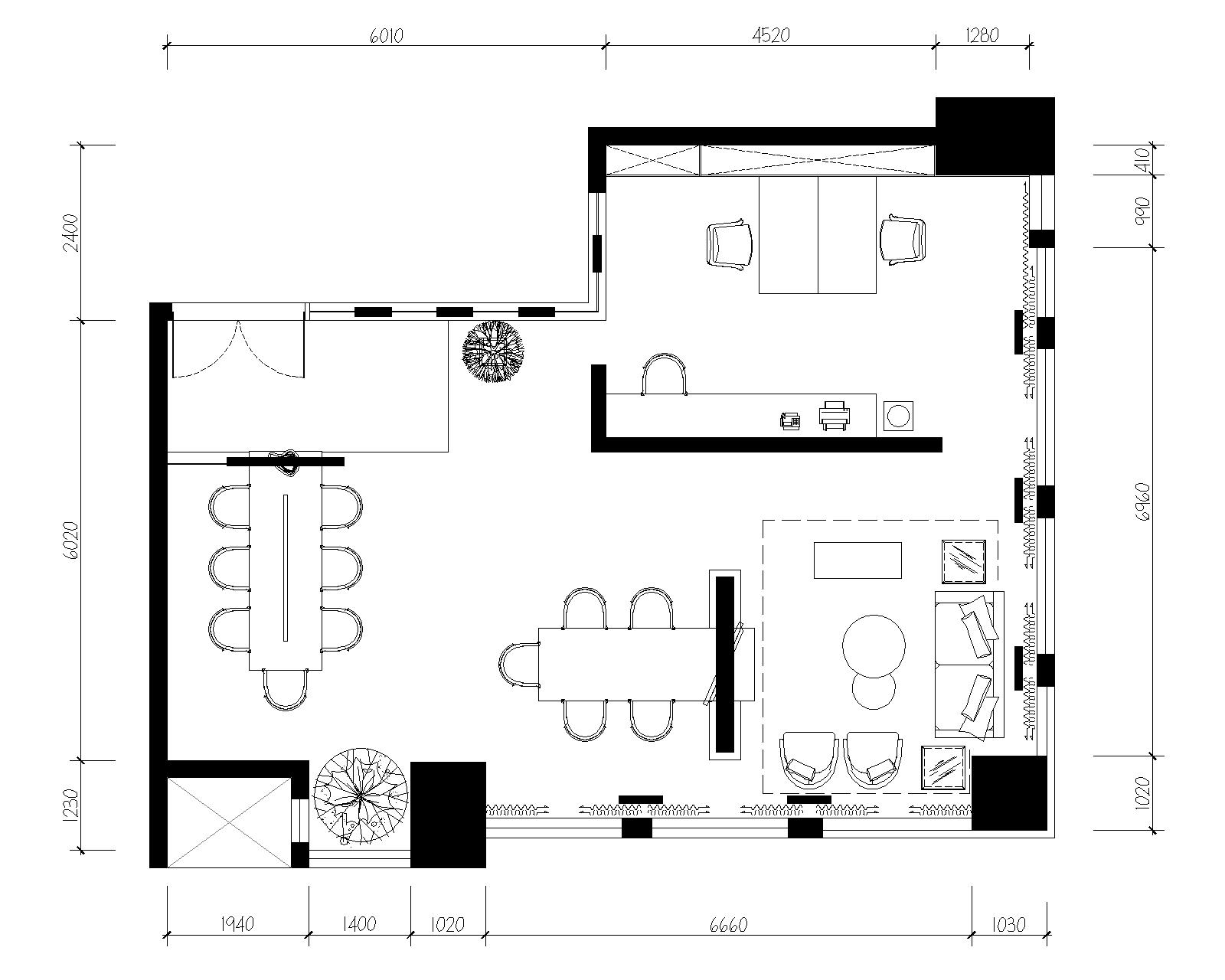 素雅写意，80 平米全开放式写字楼办公空间设计-22