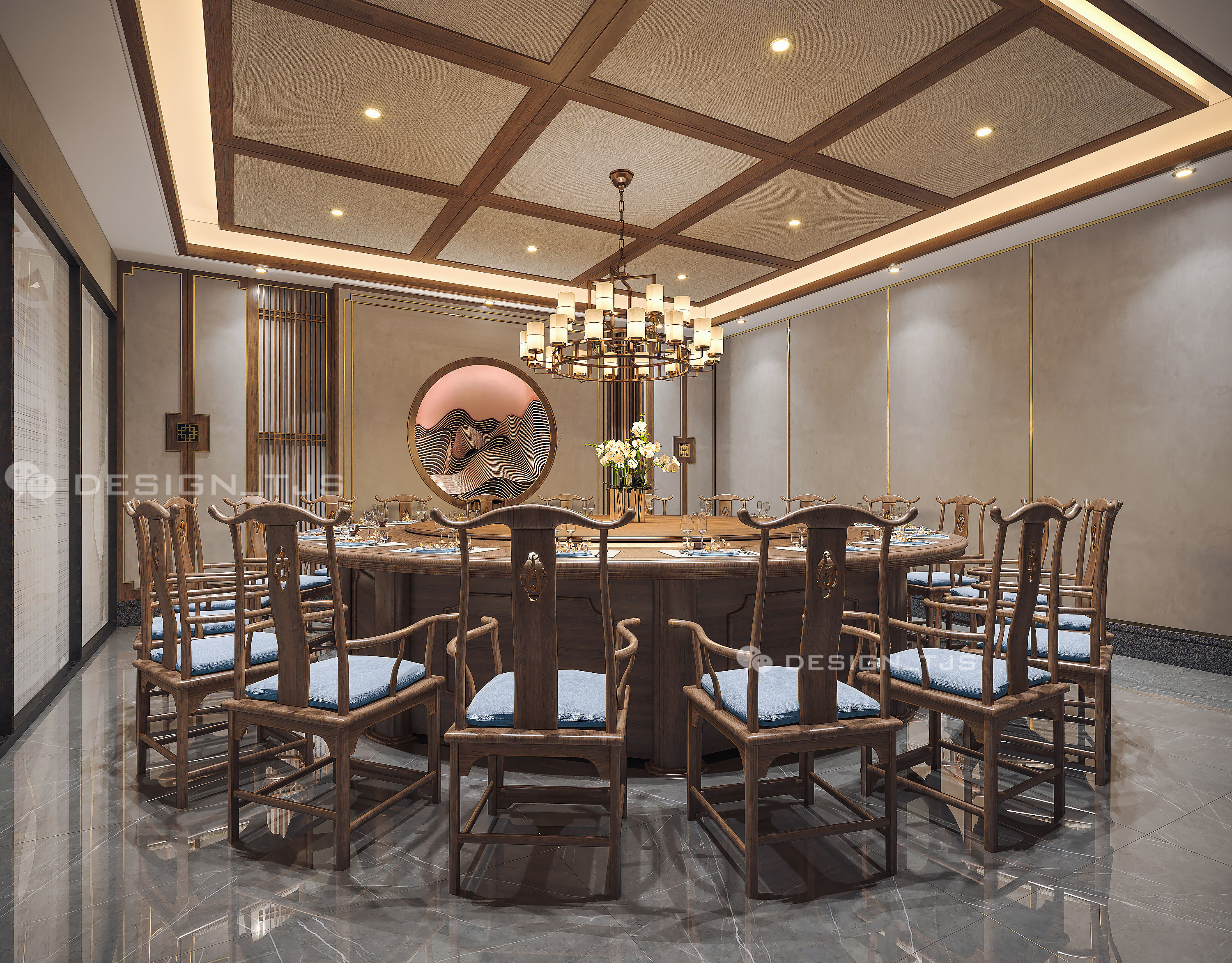 林家家宴效果图案例-7