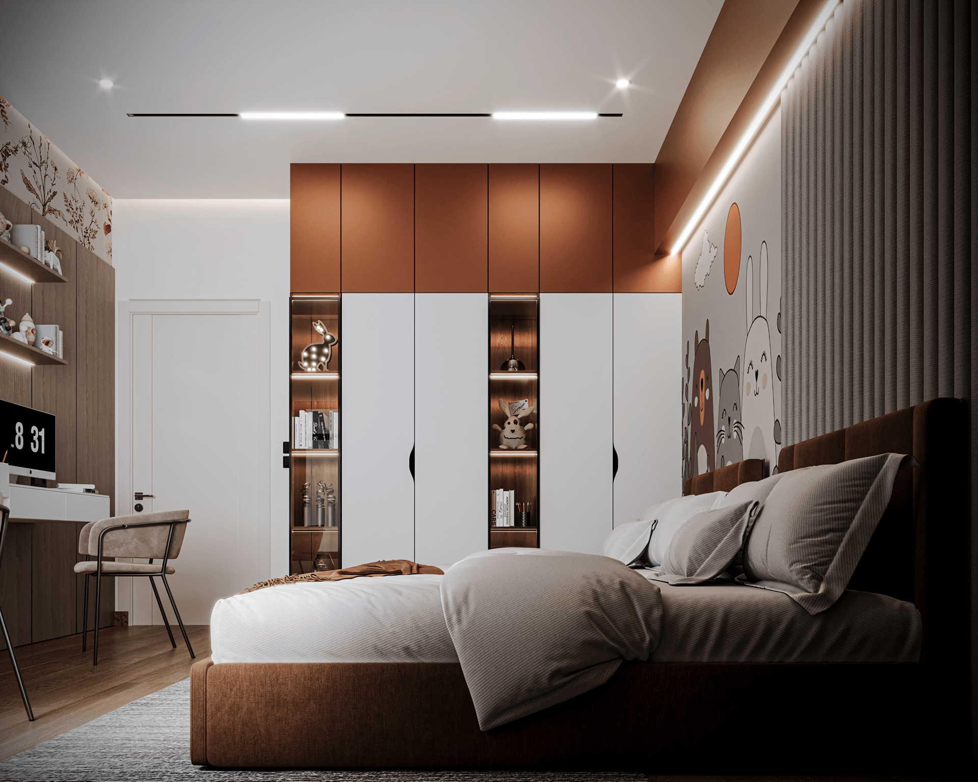 女孩卧室丨埃及丨Basic studio Desgins-8