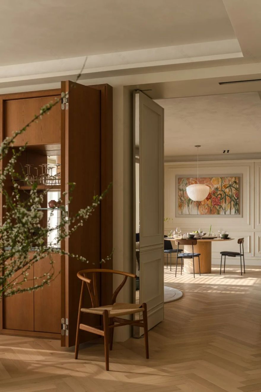 本木×十人设计|四代同堂的岛居生活:在成都460㎡大平层里,独立又相守-20