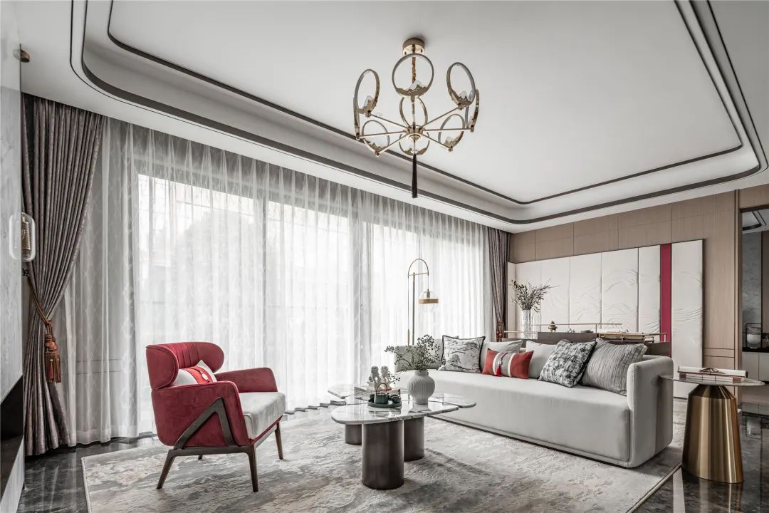 泽京铂宸现代中式样板间丨中国河南丨品辰装饰工程设计有限公司-2