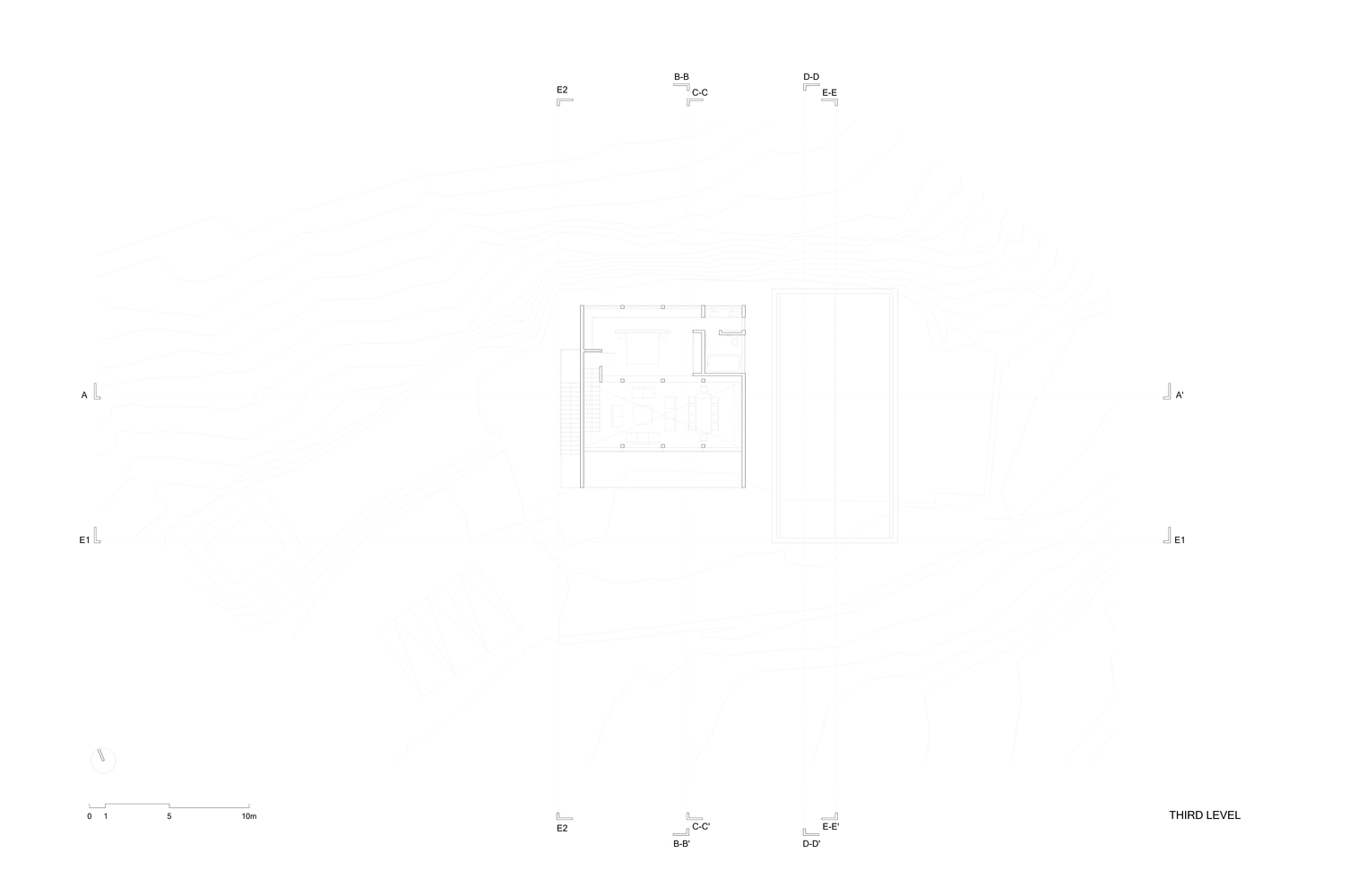 智利山坡上的独立双屋设计-34