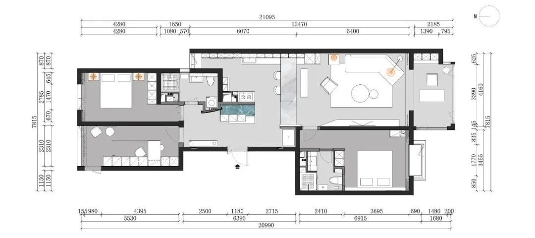 尹森设计 | 龙堡绿洲 | 达利风格的时间印记-35