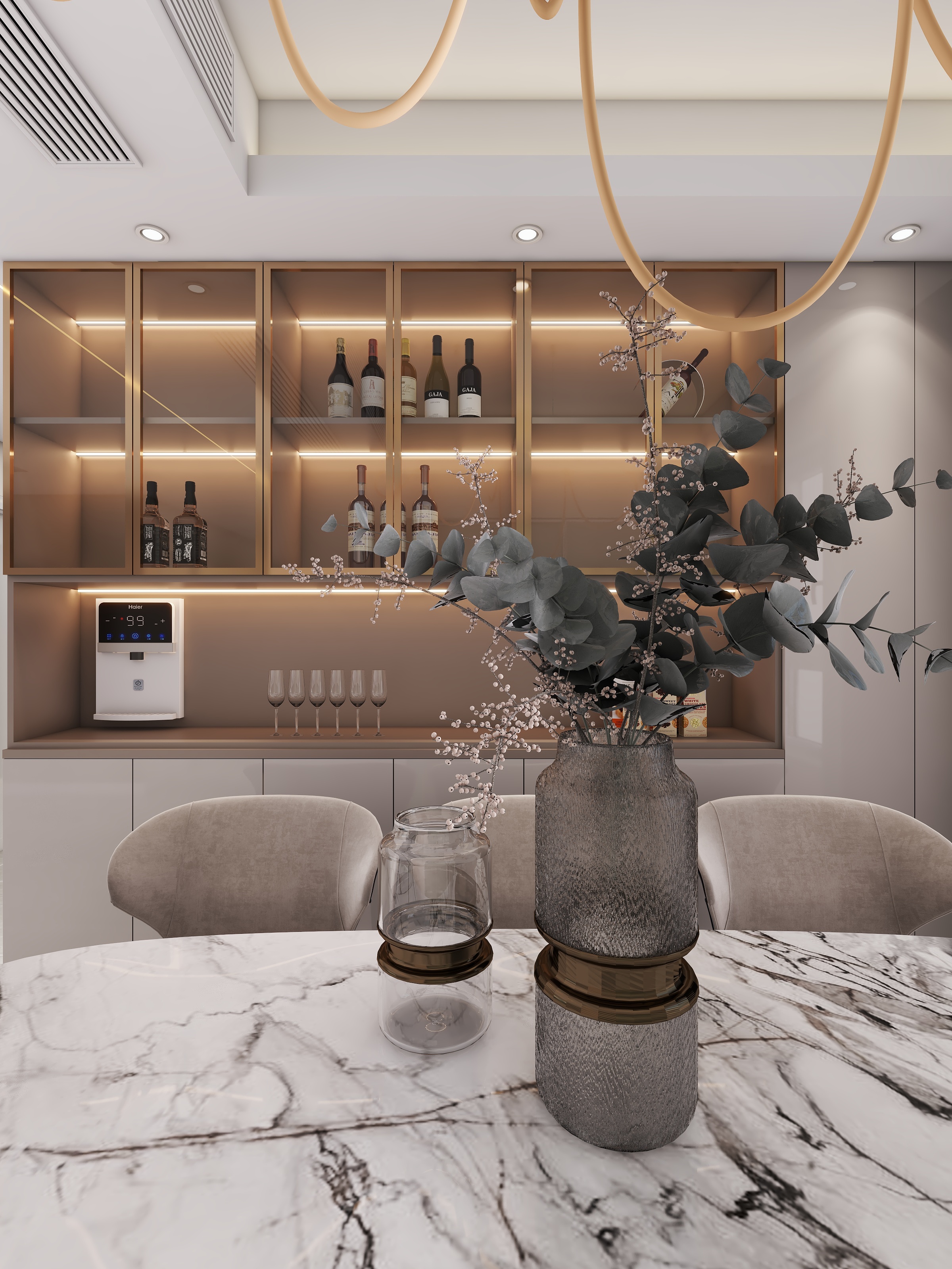 陕西安康万达one（119平方现代简约四居室）-19