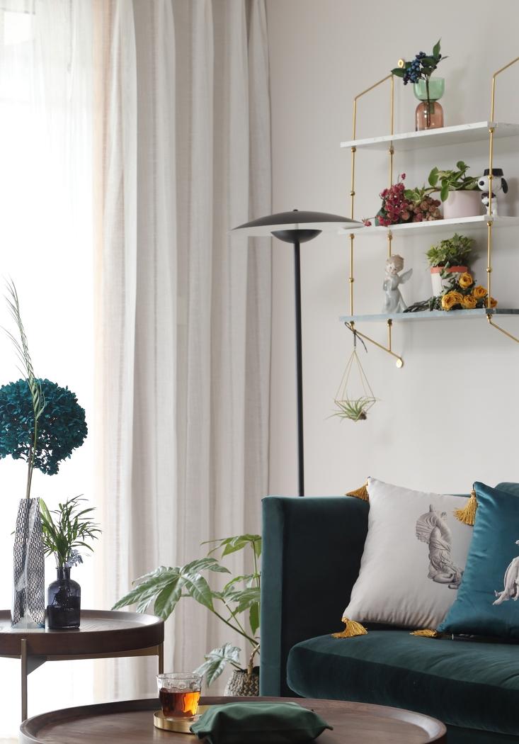 清羽设计丨平层丨春天的风-17