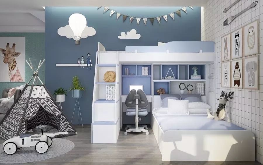 打造孩子的“魔法城堡”——志邦网红儿童房设计-75