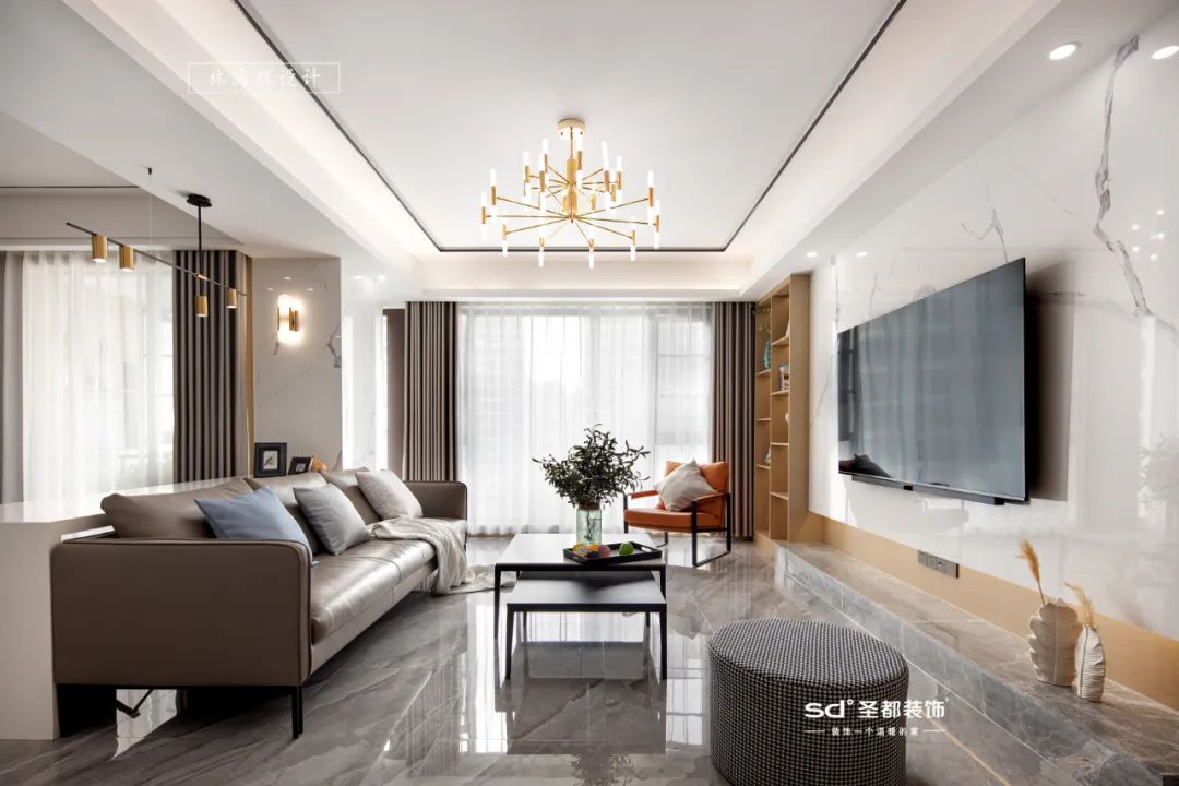 139㎡现代轻奢家居,全屋收纳打造轻盈生活-36