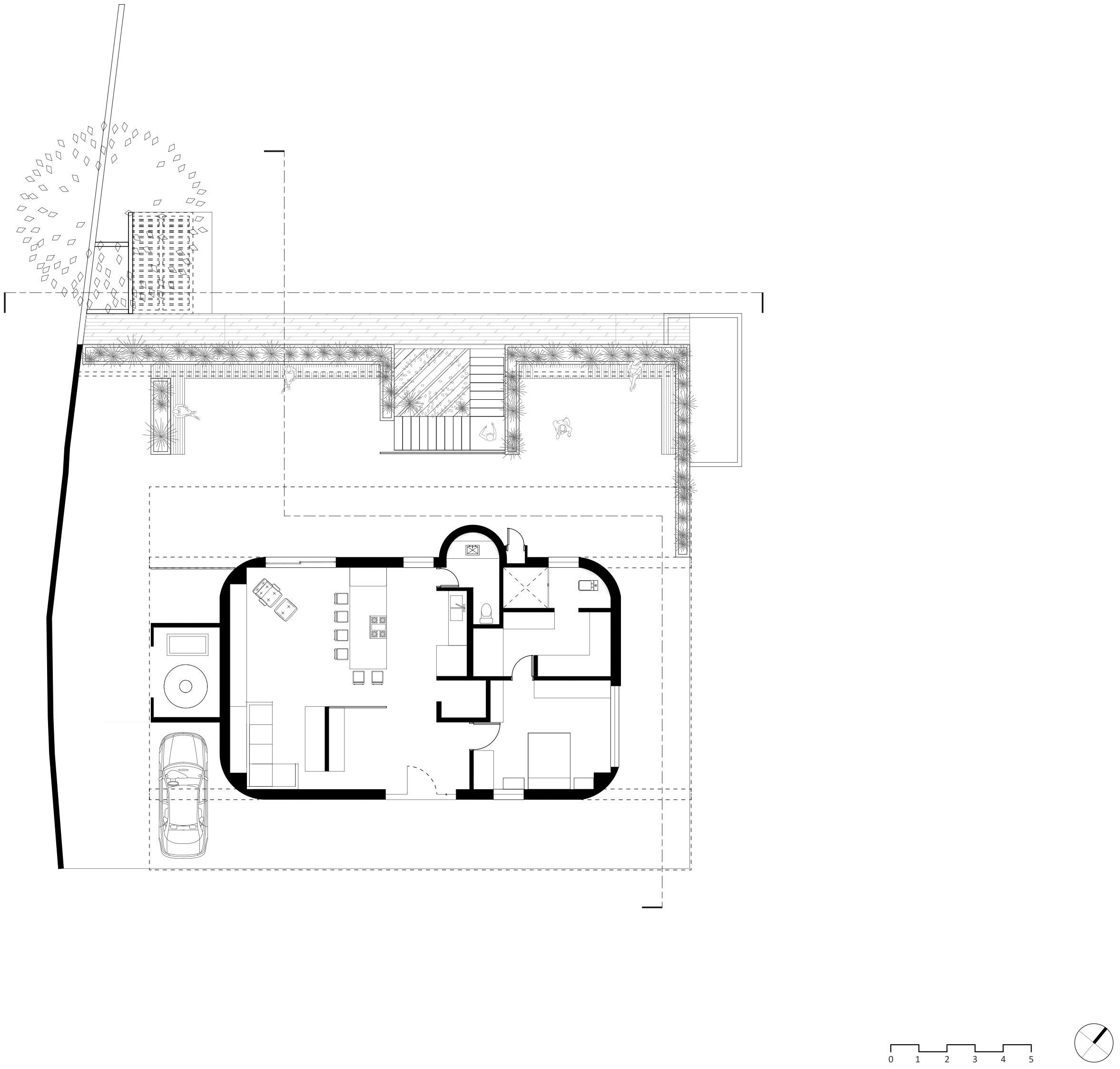 墨西哥老屋 basement 逆袭,变身开放式生活空间-11