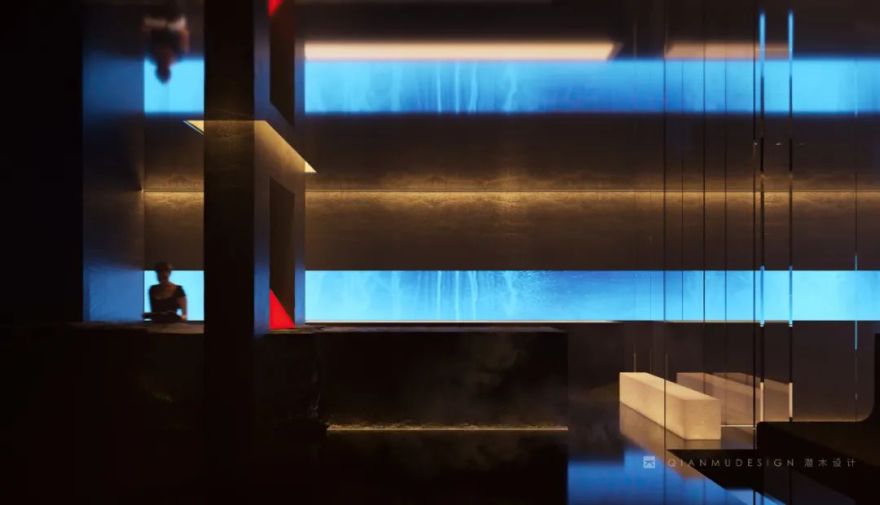 光与影的交织 · 乌鲁木齐亦舍·SPA 的灵动空间设计丨中国乌鲁木齐丨QIANMU DESIGN-13