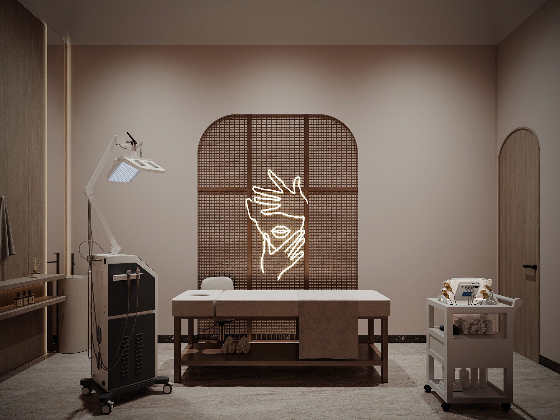 现代有机美容院丨沙特阿拉伯塔布克丨RAWABI DESIGN-32