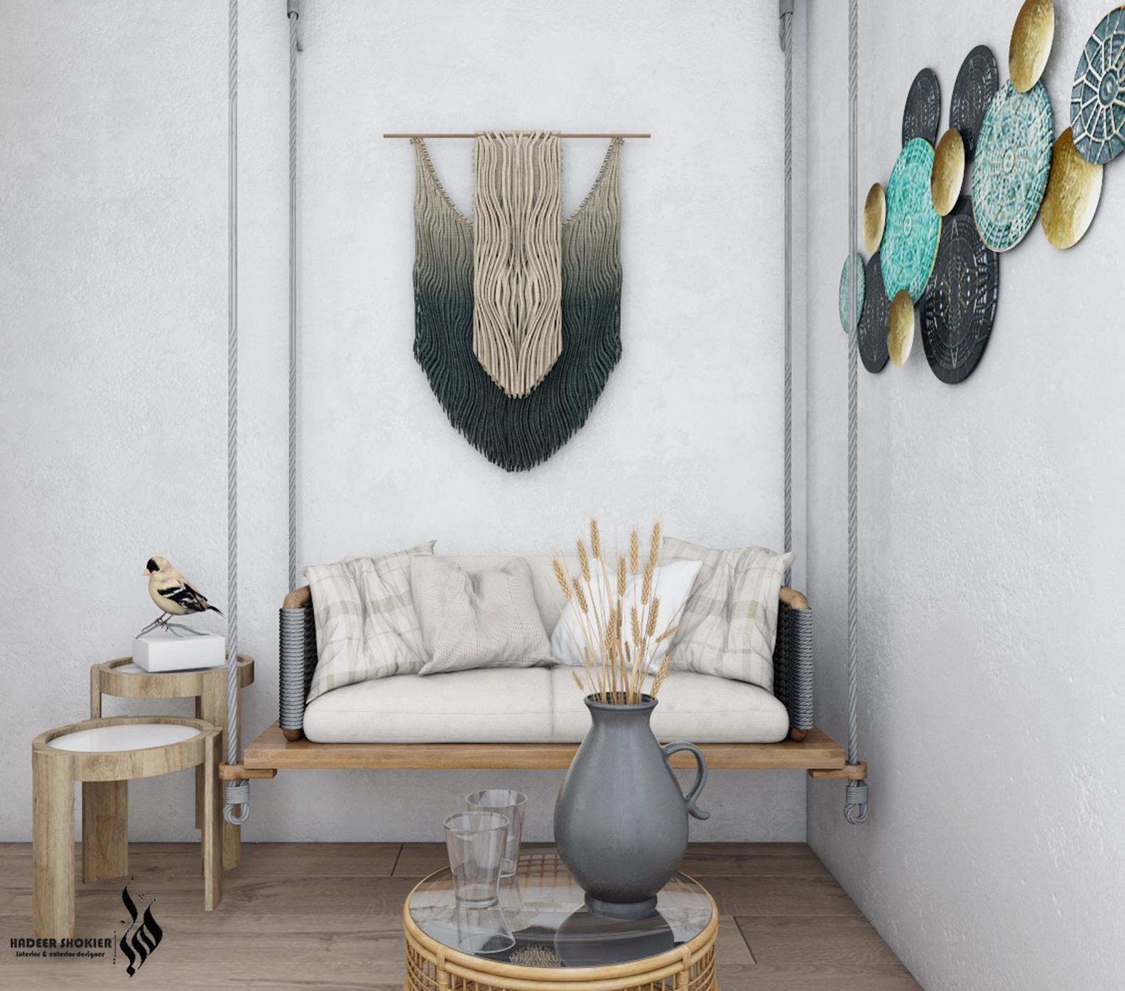 酒店卧室设计丨HADEER ESSAM SHOKIER-12