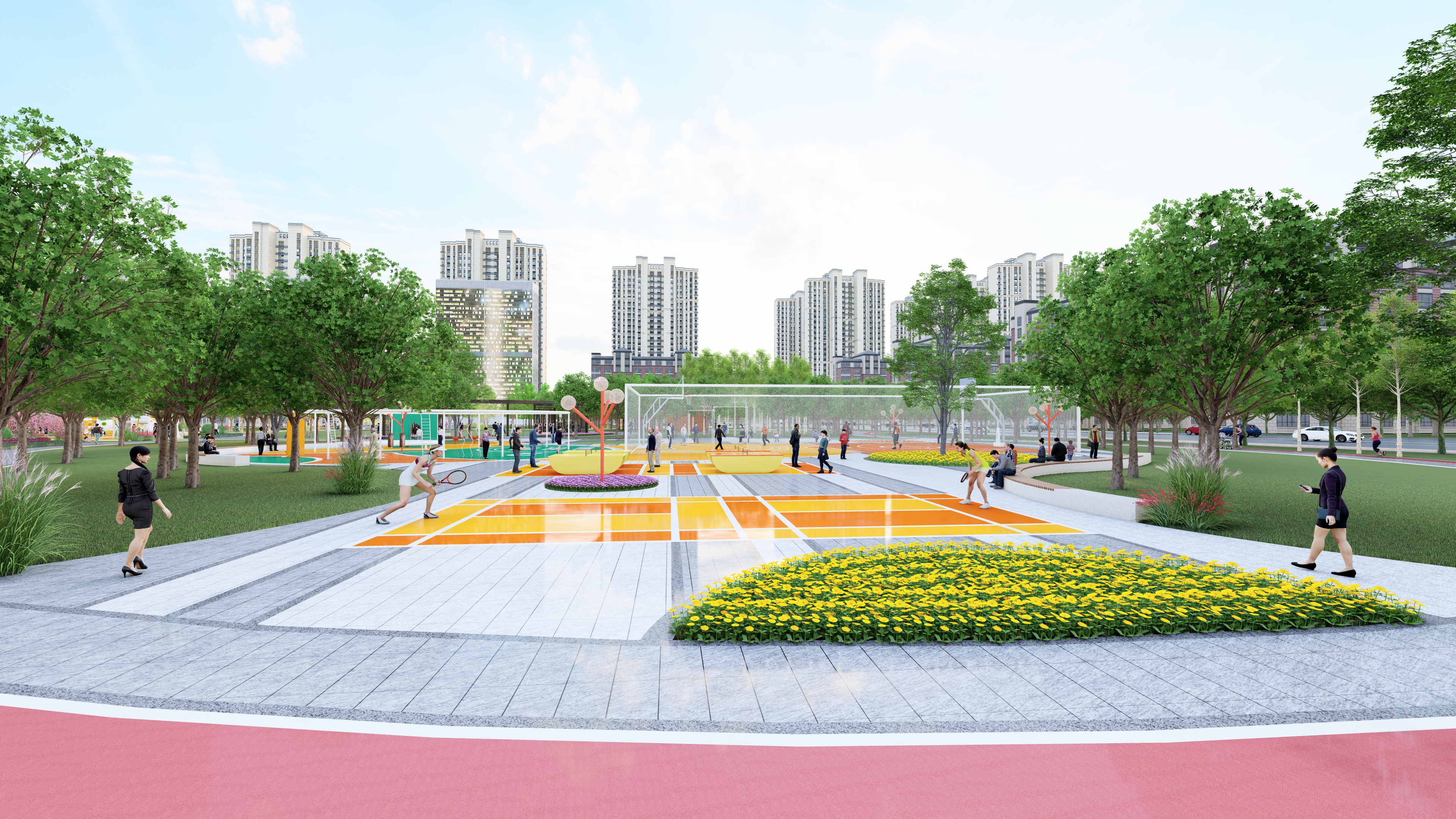 滨河公园景观设计-4