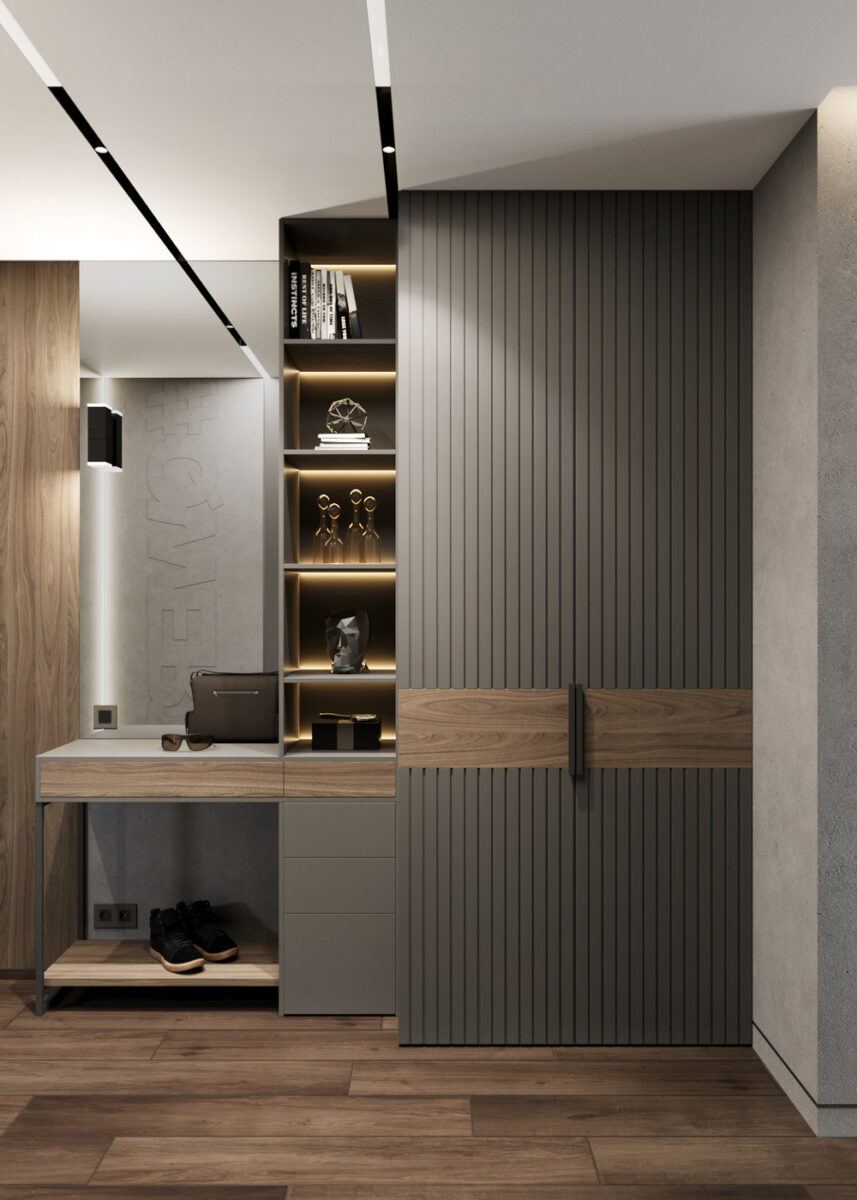 小而有趣的单身公寓室内布置-27