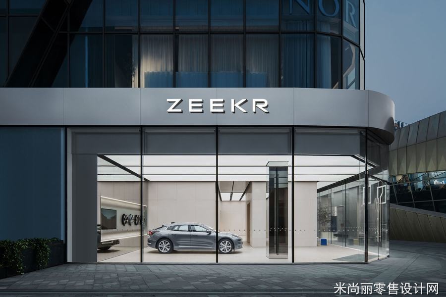 新能源汽车ZEEKR展厅设计,融合古城魅力与现代科技 - 米尚丽零售设计网 MISUNLY- 美好品牌店铺空间发现者-3