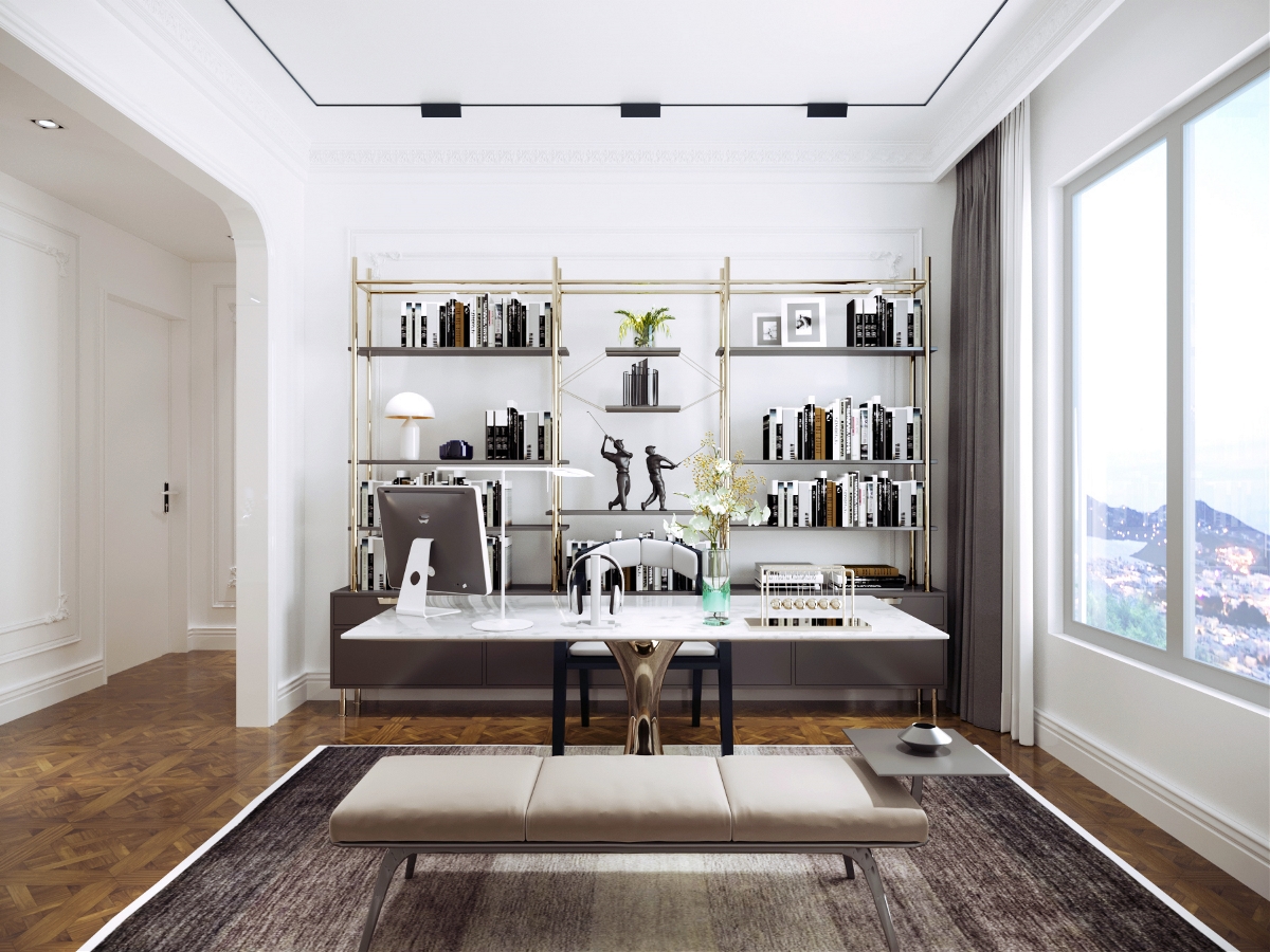 现代法式空间，温馨浪漫的简约艺术-8