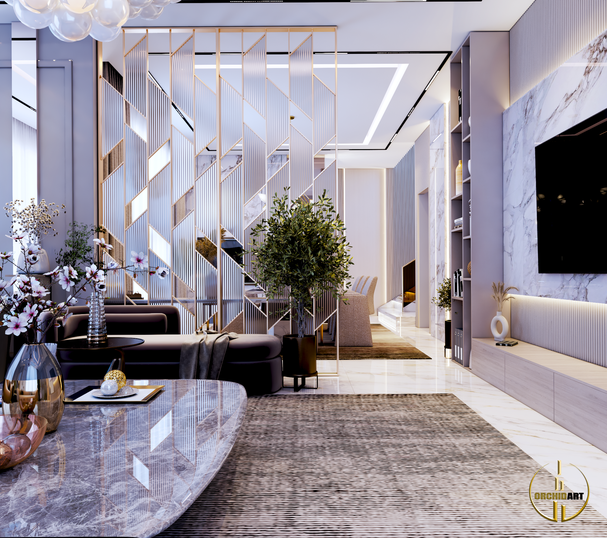 Dining room 室内设计丨阿联酋丨Amany Morsy-12