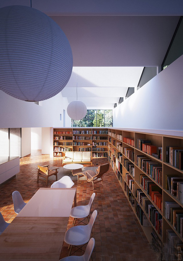 加州锯齿形屋顶的 Hendee·Borg 住宅-24