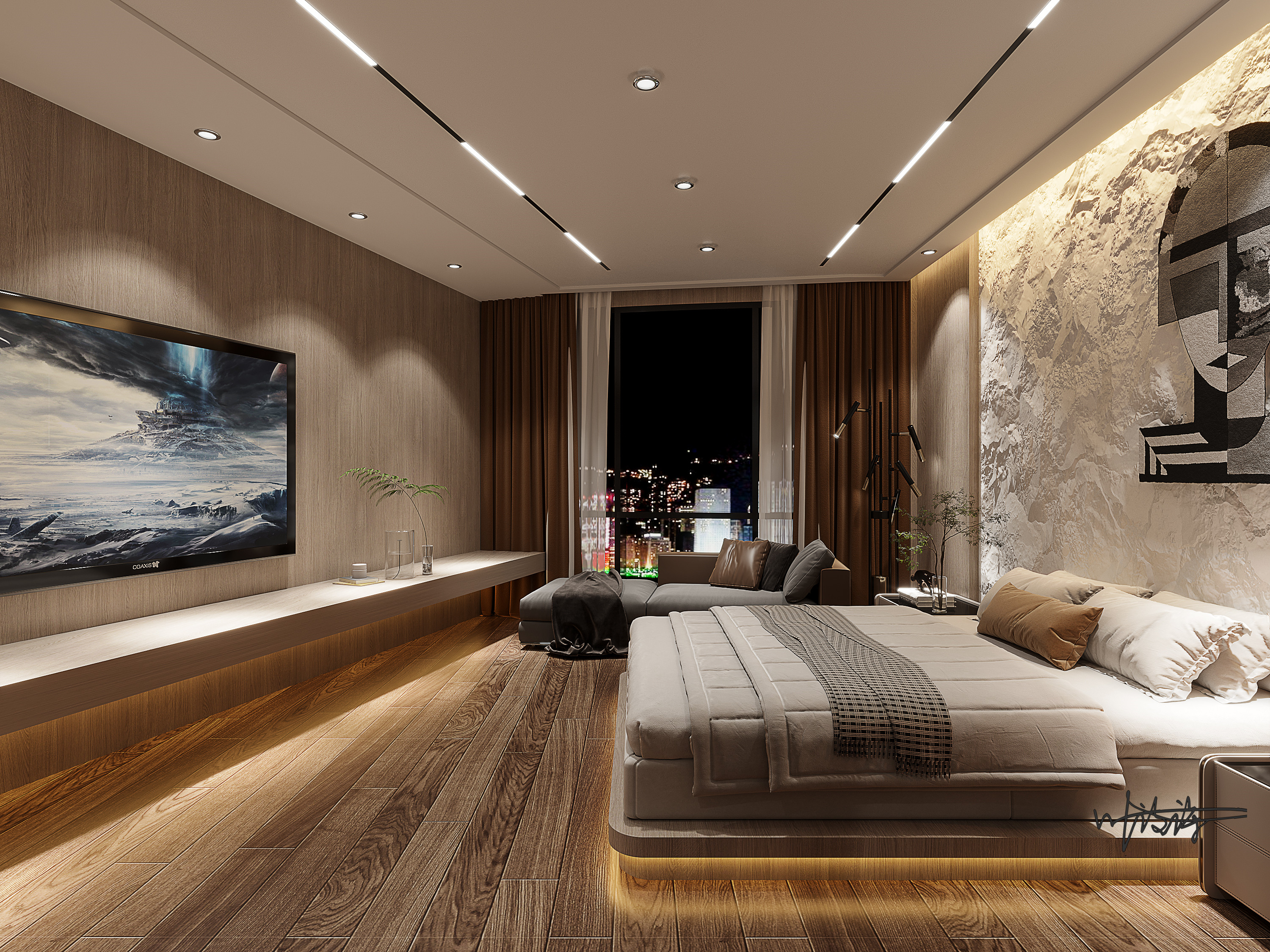 宾馆酒店空间|取之自然，回归自然，绵延无尽！-5