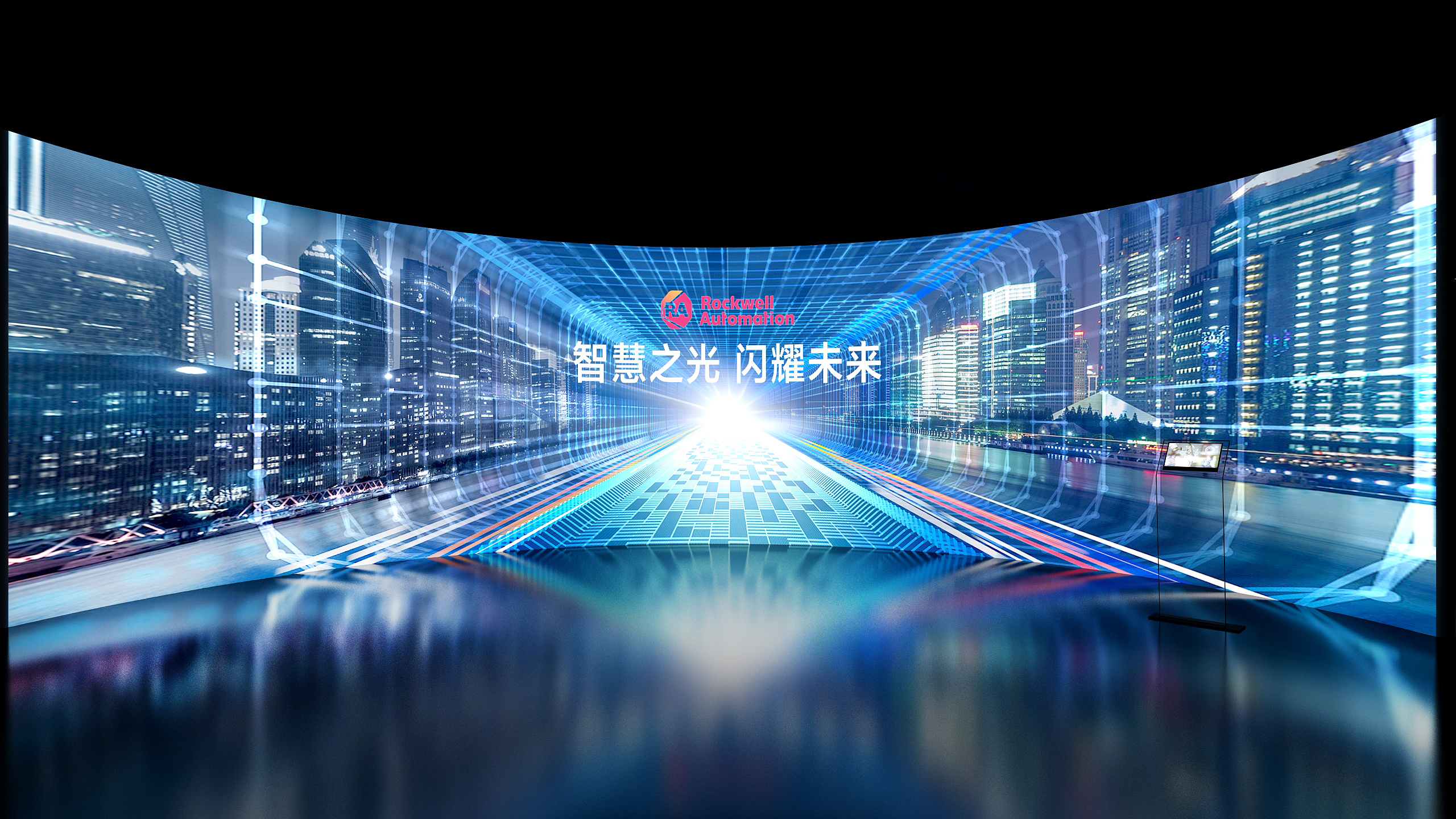 上海先锋企业展厅革命  森克思科技暗黑系展厅设计丨中国上海-1