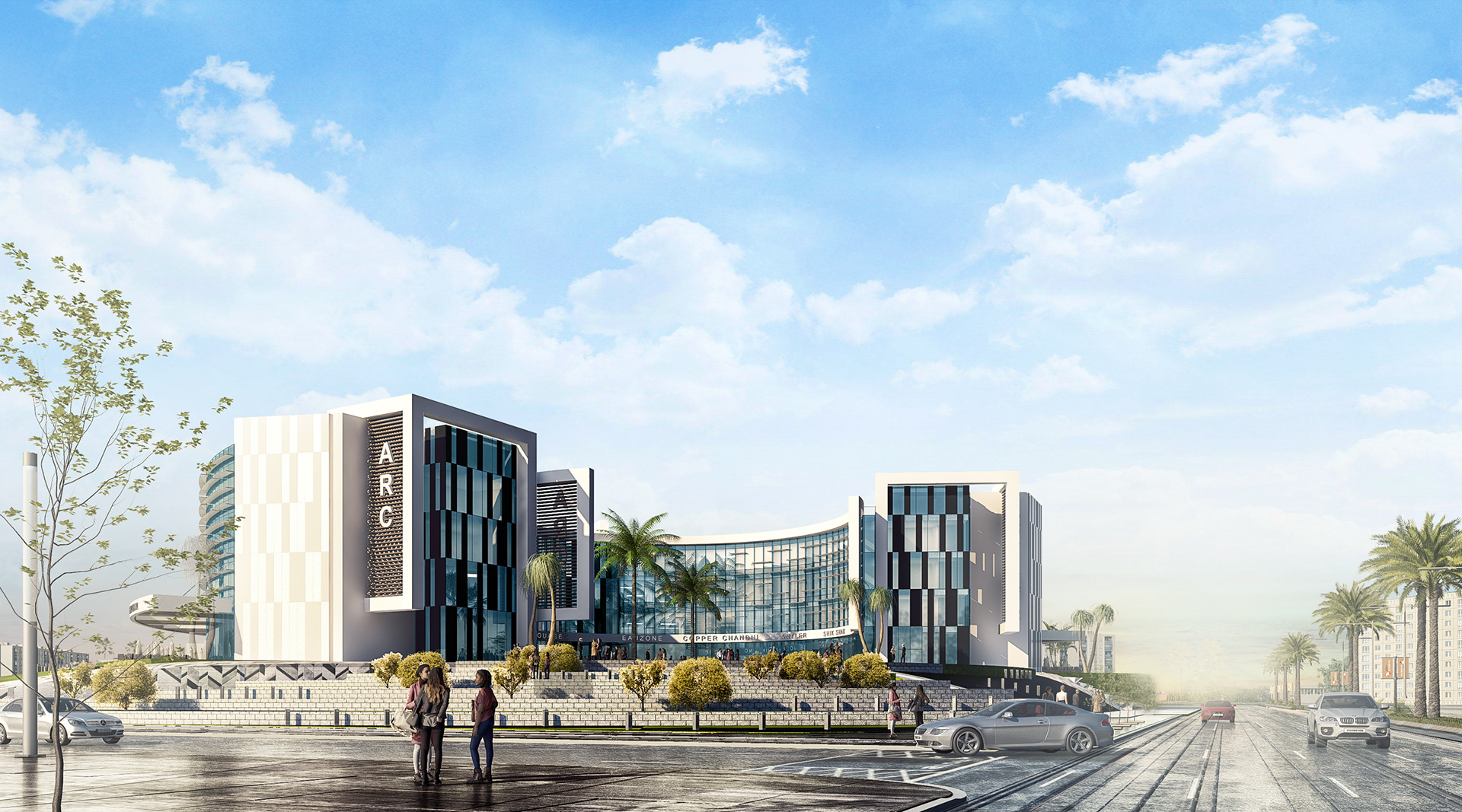 弧状办公大楼丨埃及开罗丨Mimar Egypt-19