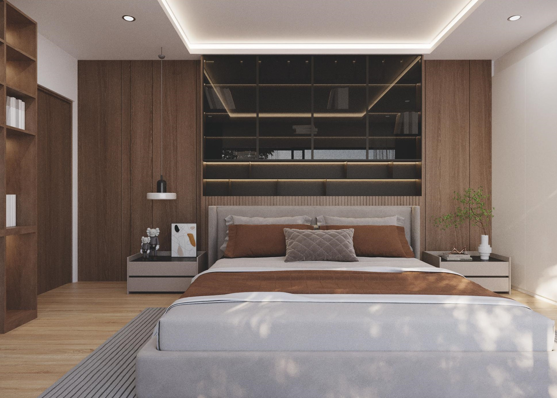 迪拜现代简约别墅室内设计丨阿联酋迪拜-21