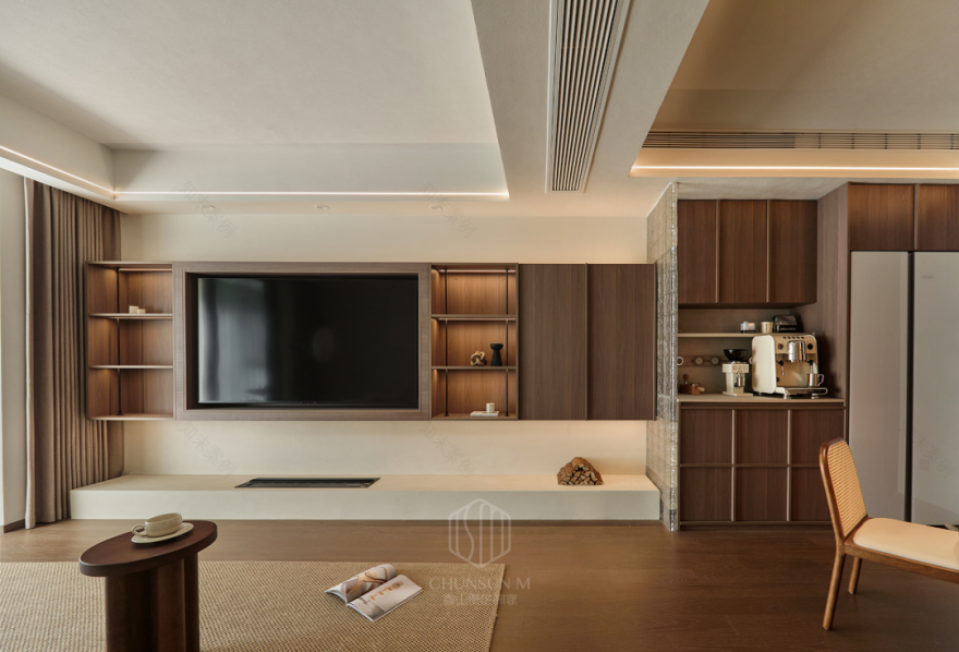 玄武映园186㎡|侘寂中古,将生活的烟火气凝练为空间诗学!-22