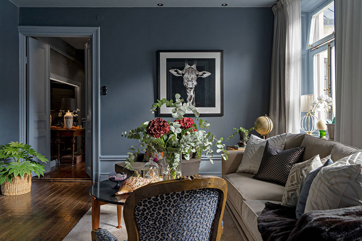 优雅北欧暗调公寓 | 灰色戏剧空间-9
