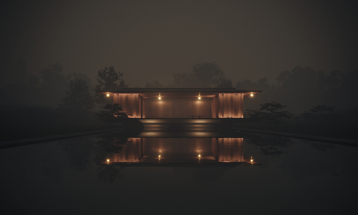 日内瓦冥想亭 | 极简禅意空间-6