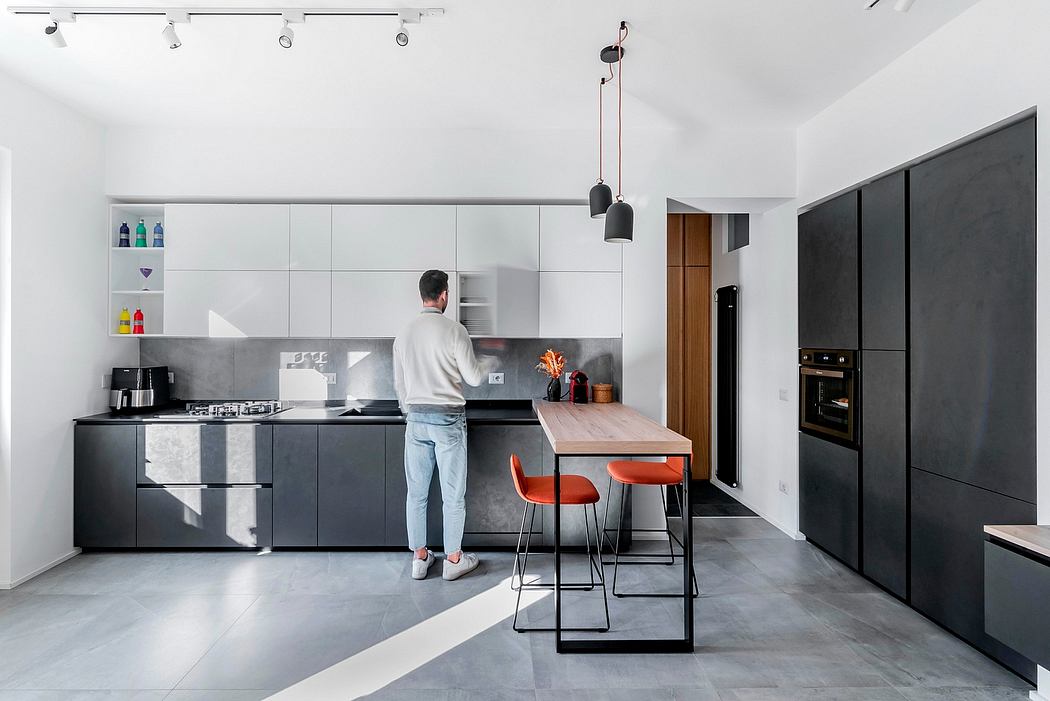 Casa T4 公寓室内设计丨意大利罗马丨Caleidoscopio Architettura-3