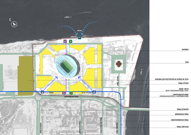 2018年世界杯足球赛下诺夫哥罗德45000座体育场丨俄罗斯诺夫哥罗德丨Моспроект  2,Гранд Проект Сити等-15