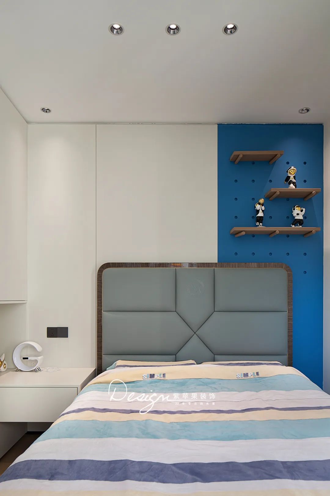 300㎡木质与石材奏响现代风的自然和弦丨紫苹果全案设计-55