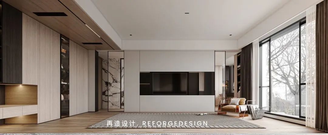 水墨之间 · 台州三门 900㎡现代私宅设计丨中国台州丨再造设计-41