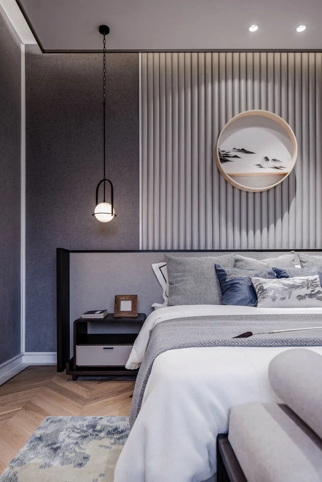 新中式美学，鸥鹏书院样板房-39