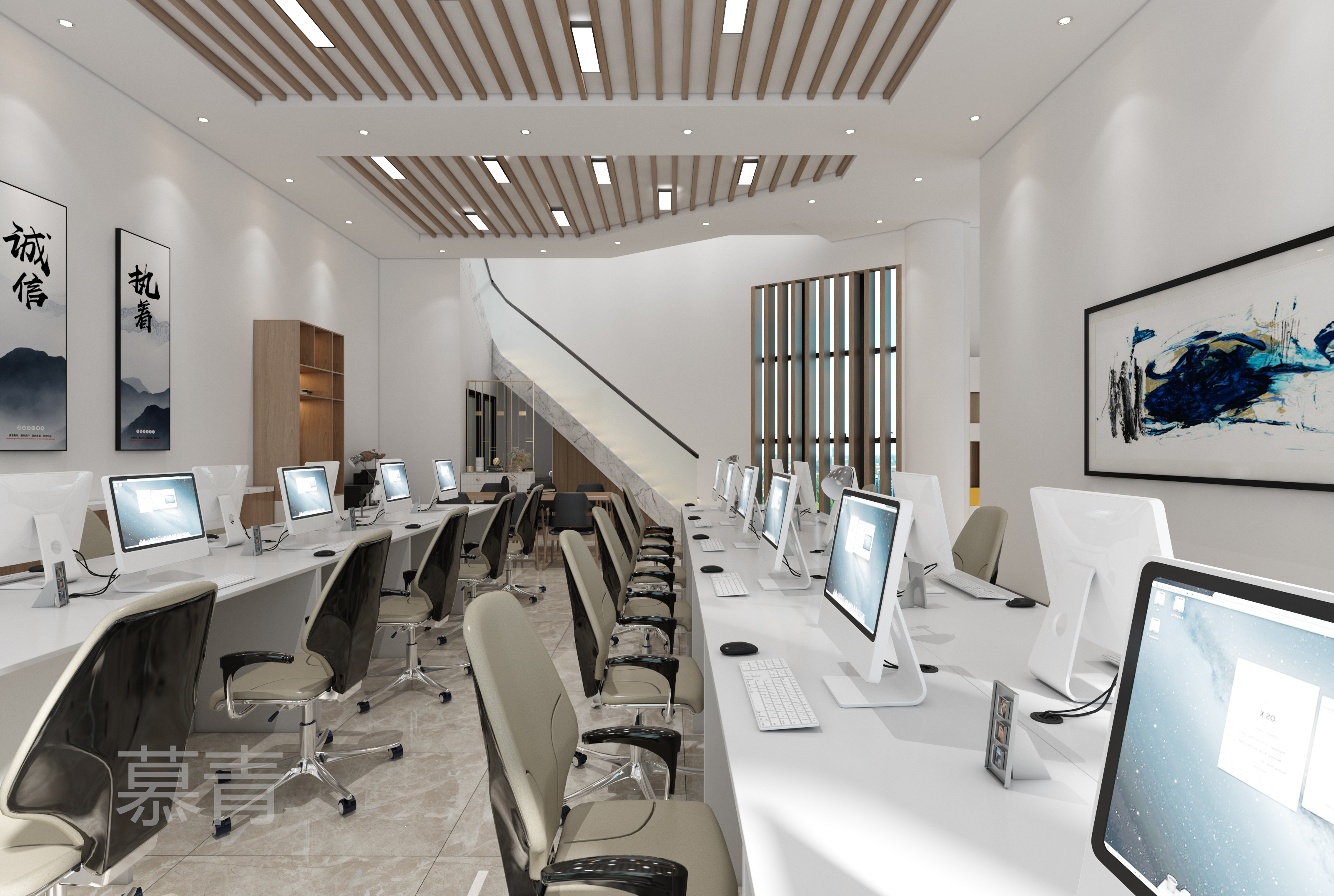 办公室—简约方式装成大气效果！                     -3