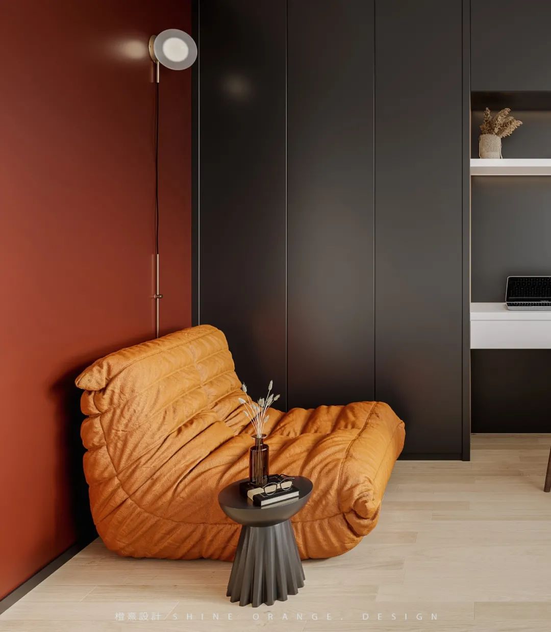 《橙熹设计》 | 混搭风格,充满温暖与趣味的家-67
