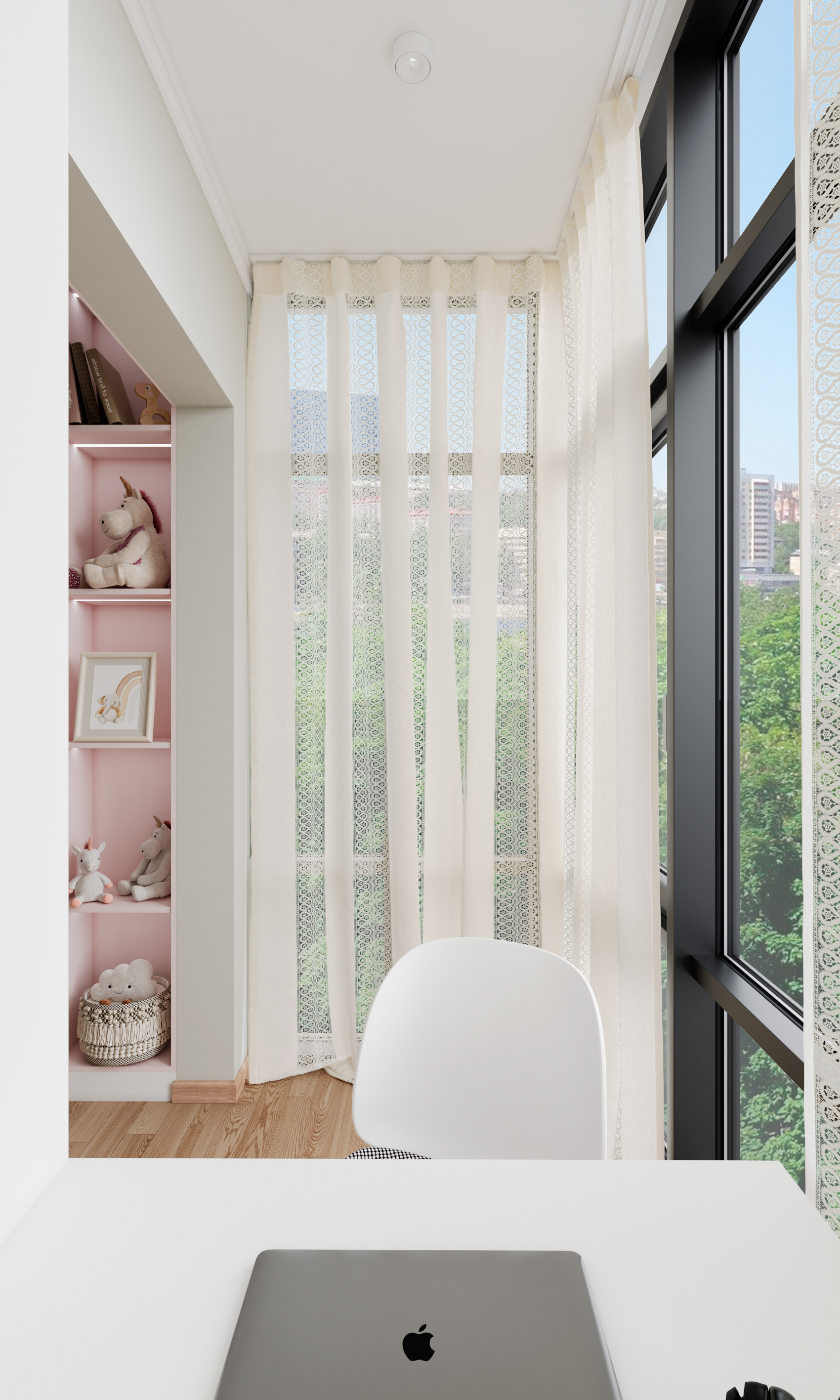 Візуалізація дитячої кімнати для дівчинки-4