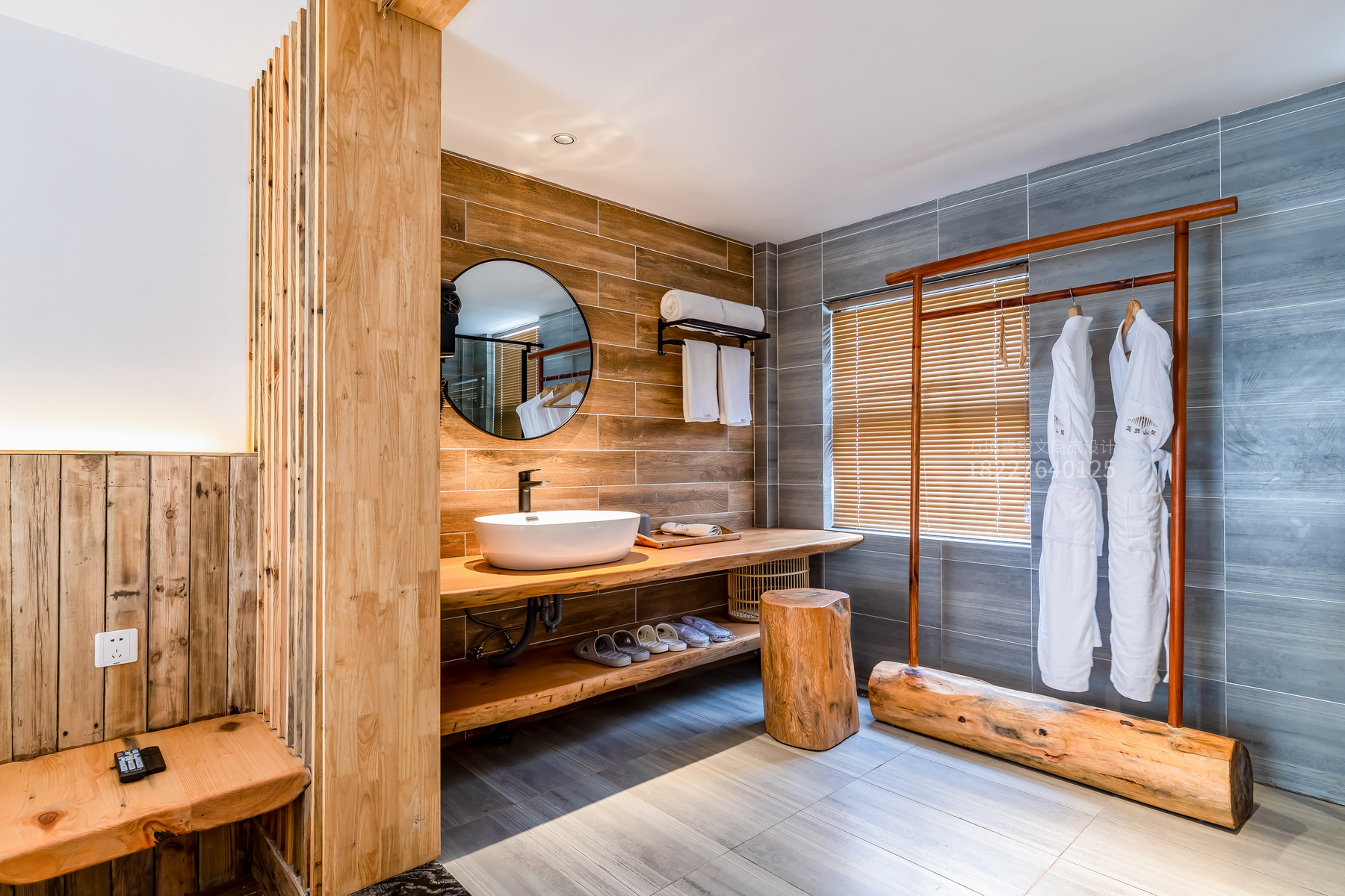 万境壹空悠哉山居温泉民宿空间设计-23