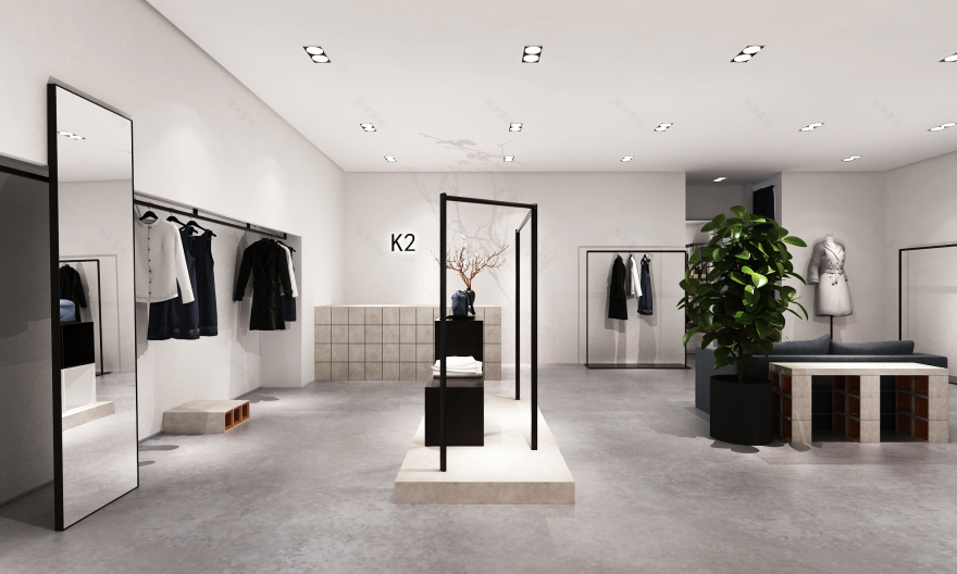 K2 高级女装设计店的砖墙艺术-17