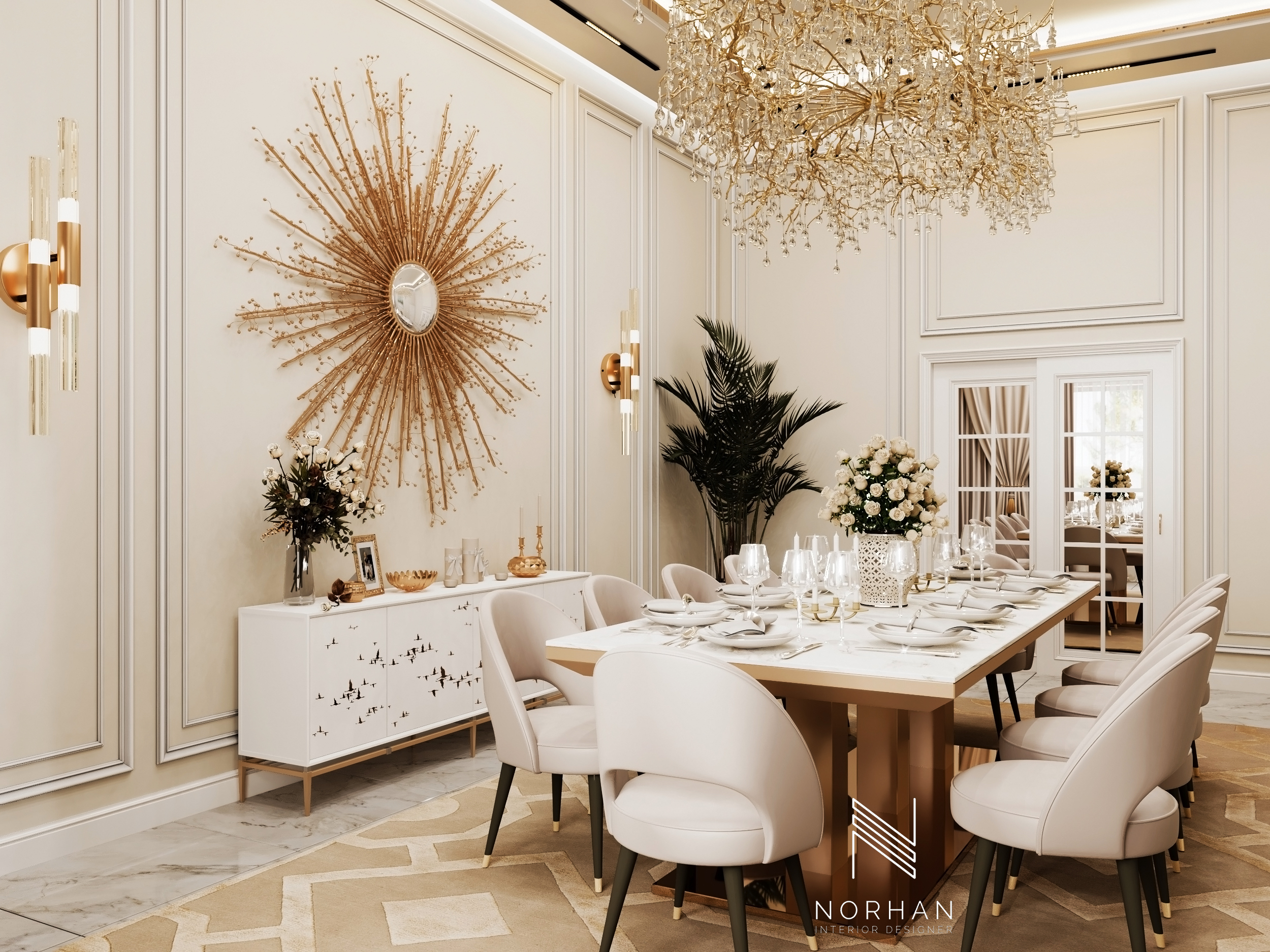 阿联酋新古典主义餐厅丨阿联酋丨Norhan NM-7