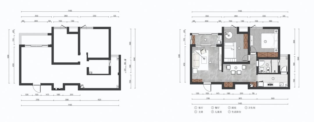 加成花园 | 87m² | 简约风格二手房翻新-7