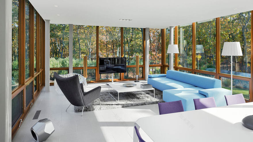 绿意盎然|| 罗杰·费里斯 + 合作伙伴设计纽约别墅-2