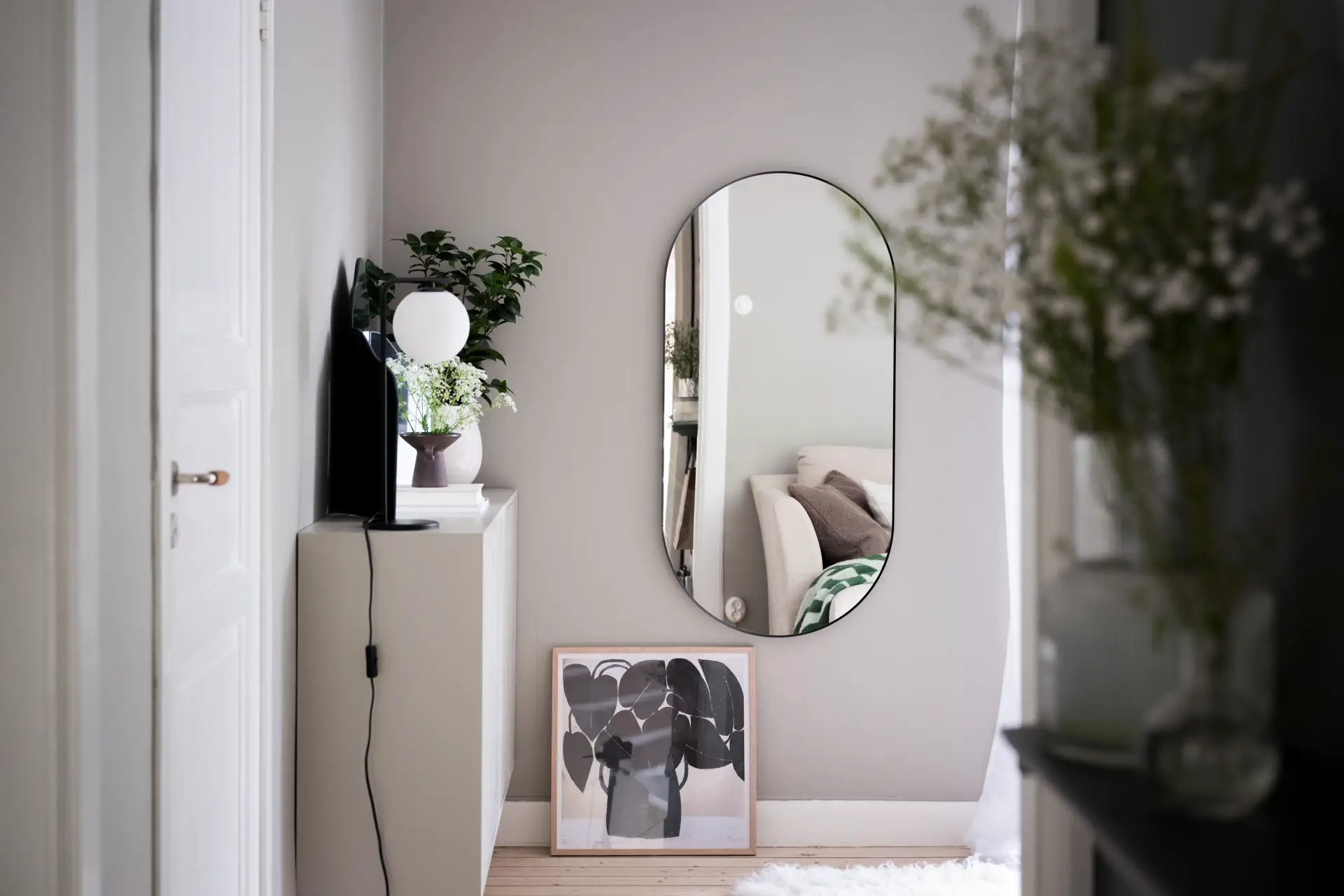 瑞典 50m2 公寓,宁静优雅的灰色调空间-12