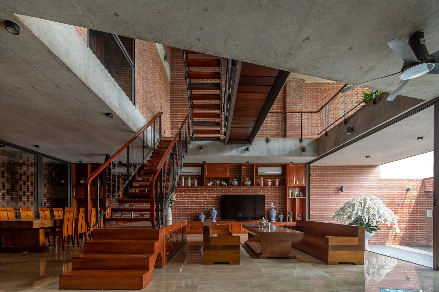 Tropical Flow住宅丨越南河内丨H&P Architects-34