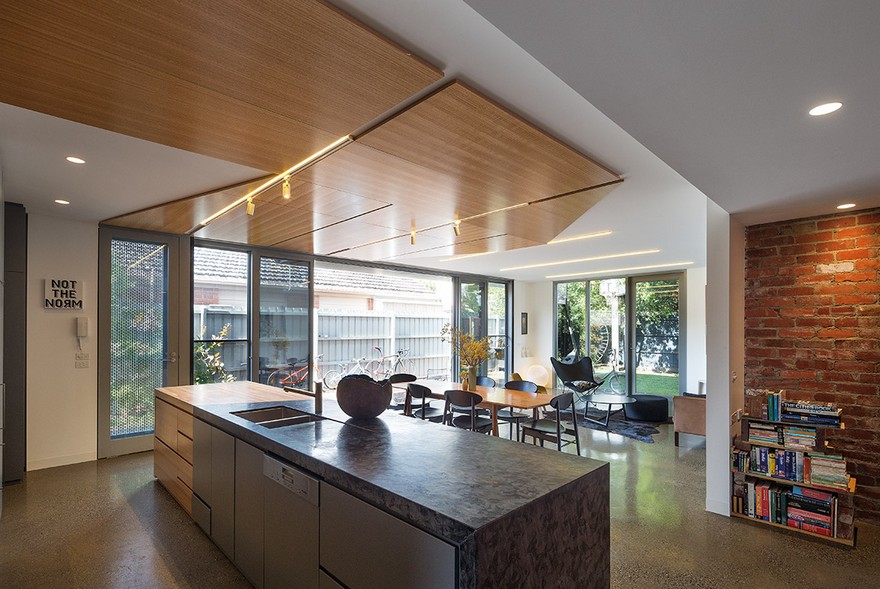 Angular Melbourne House Designed to Support an Active Lifestyle-7