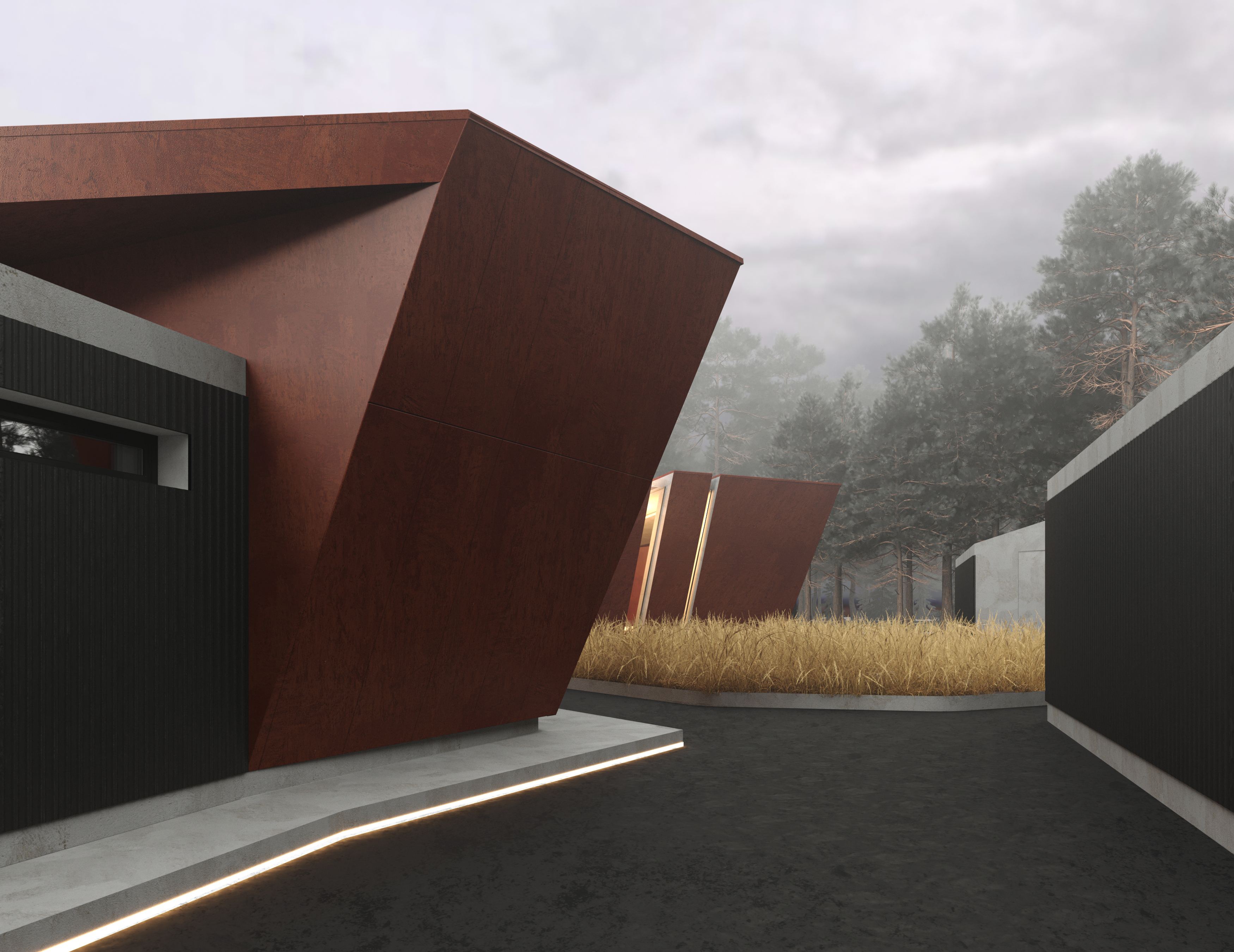 火葬场建筑设计丨乌克兰利沃夫丨Anastasiia Dereshivska-30