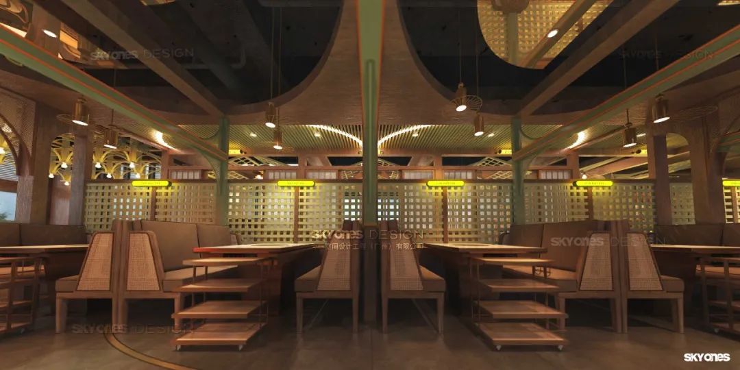 燃泰·泰式火鍋全新空間系統研發丨中国北京丨SKYONES 设计团队-64