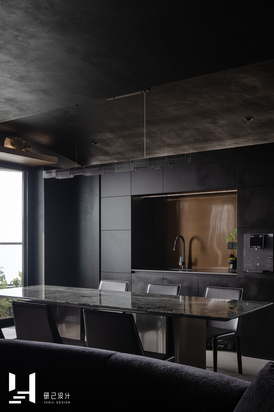 暗黑风江景宅丨中国芜湖丨研己设计-29